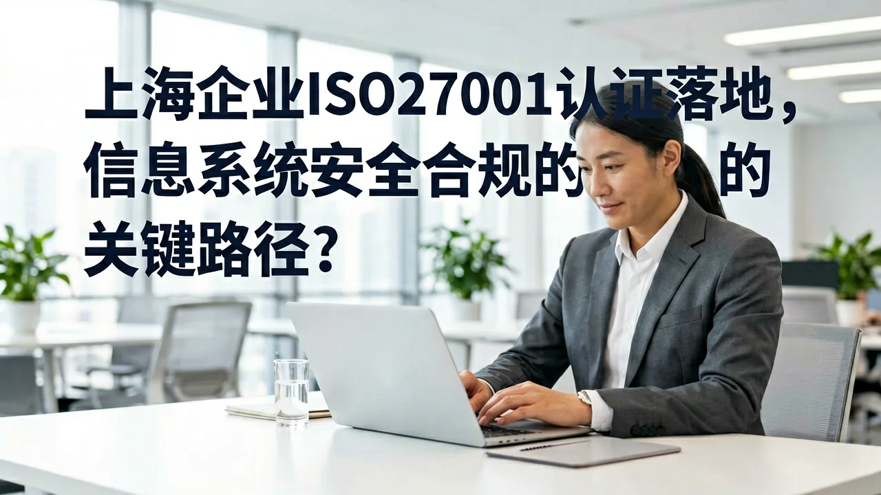 上海企业ISO27001认证落地,信息系统安全合规的关键路径