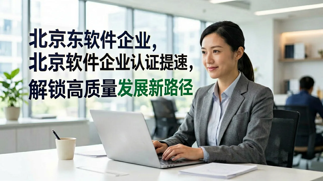 北京软件企业认证提速,解锁高质量发展新路径