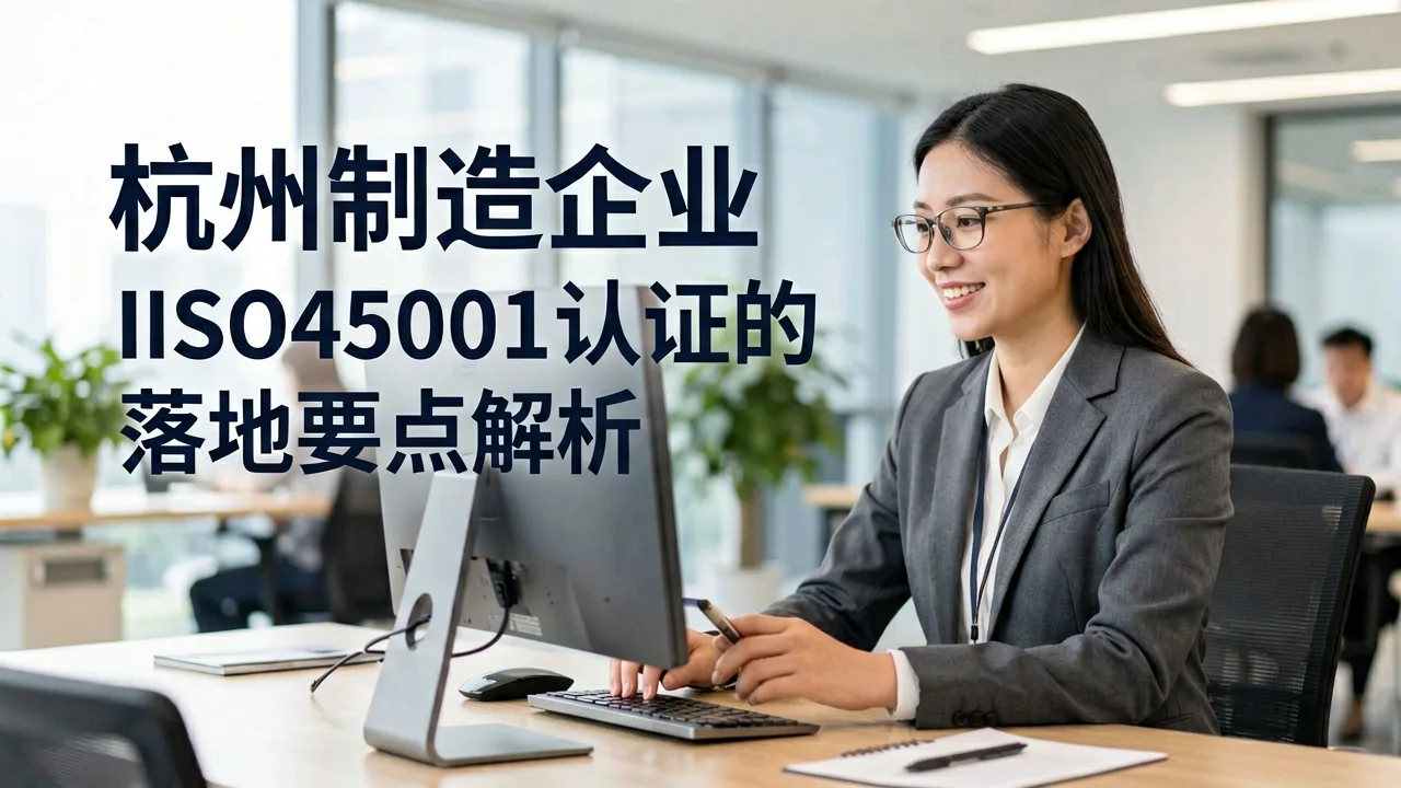 杭州制造企业ISO45001认证的落地要点解析